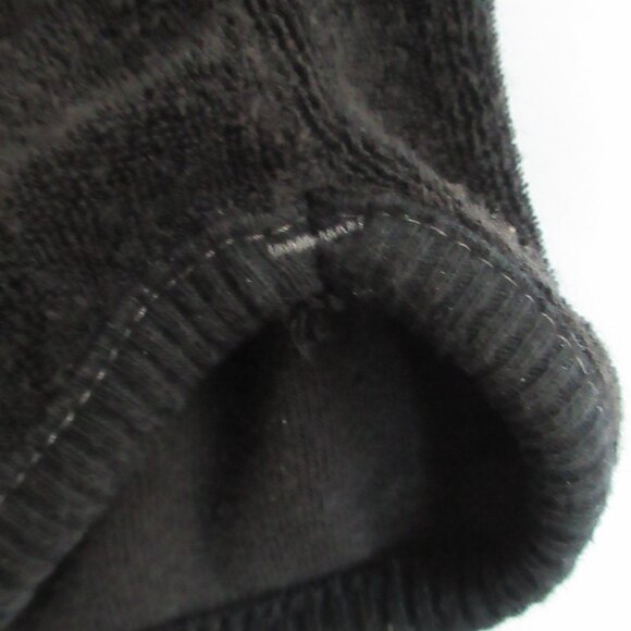 Old Navy Black Terry Cloth Shorts Sz S Elastic Waist Drawstring w/ Beads Pockets - Picture 7 of 11